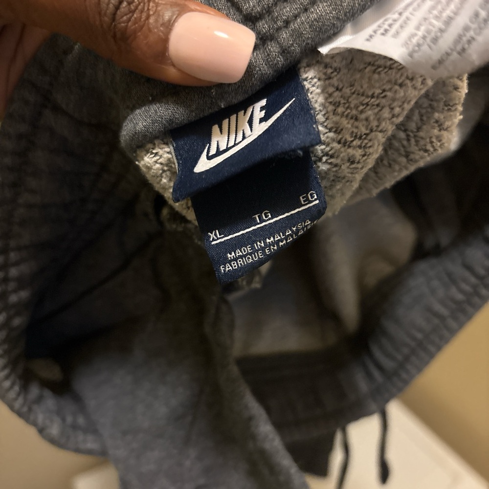 Nike Charcoal Gray Fleece Hoodie